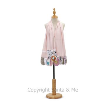 Mommy & Me Activity Scarf- Pink