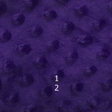 Minky Blanket /Violet 28" x 30"