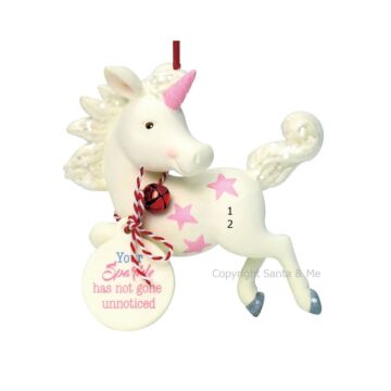Flying Unicorn with Stars - D56-6002144S - Santa & Me