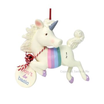 Flying Unicorn with Stripes - D56-6002144 - Santa & Me