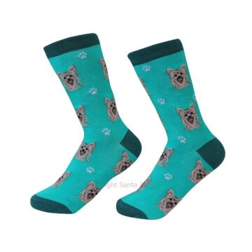 Yorkie /Socks - 800-46-Yorky - Santa & Me