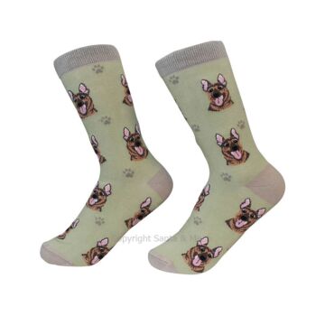 German Shepherd /Socks - 800-75-Germa - Santa & Me