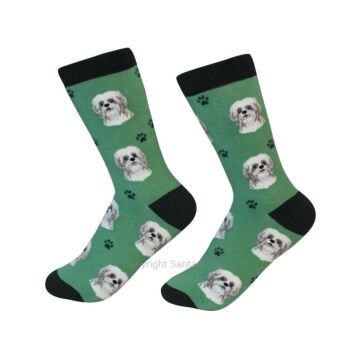 Shih Tzu Tan /Socks - 800-87ShihTz - Santa & Me