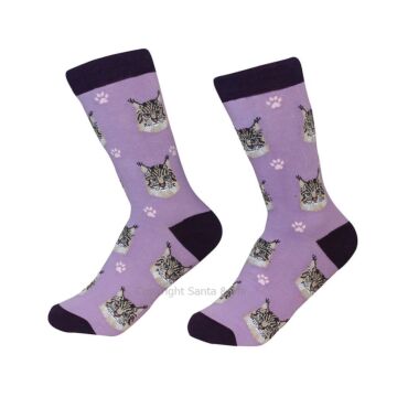 Maine Coon Cat /Socks - 801-6-MaineC - Santa & Me