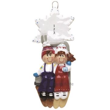 Ski Lift Couple