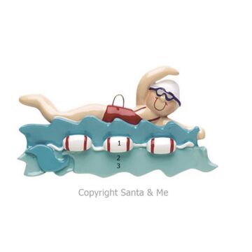 Swimmer Girl in Water