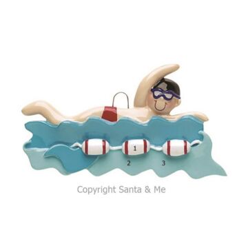 Swimmer Boy in Water