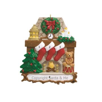 Fireplace Stocking /3 - RM9-3 - Santa & Me
