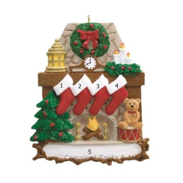 Fireplace Stocking /4 - RM9-4 - Santa & Me