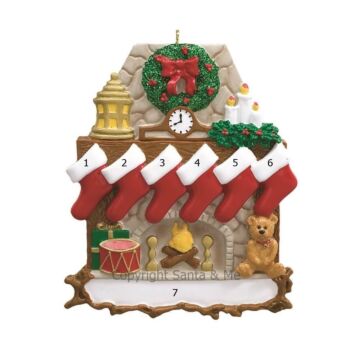 Fireplace Stocking /6 - RM9-6 - Santa & Me
