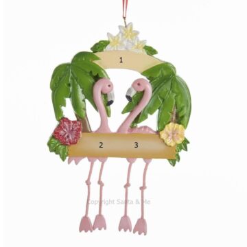 Flamingo Couple - A1890 - Santa & Me