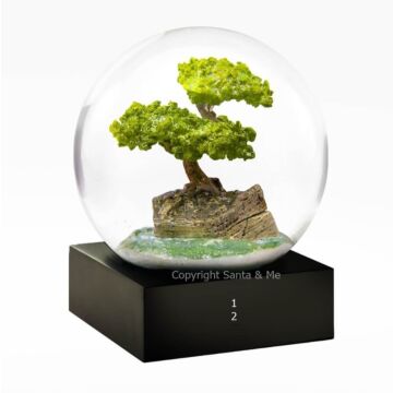Bonsai - Snow Globe - CS189-Bonsai - Santa & Me