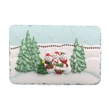 Door Hanger with 3 people - DO1-3 - Santa & Me