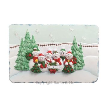 Door Hanger with 6 people - DO1-6 - Santa & Me