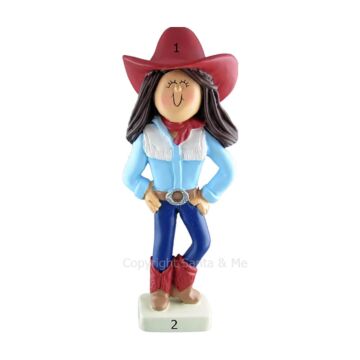Cowgirl /Brown - OC084-BR - Santa & Me