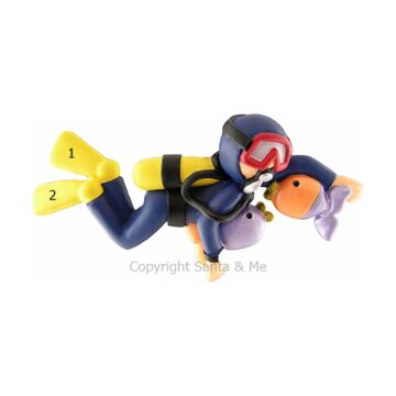 Scuba Diver /Male - OC124-M - Santa & Me