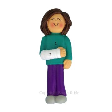 Cast On Arm /Female Brown - OC254-FBR - Santa & Me