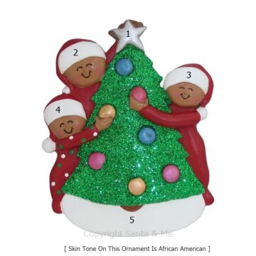 Family Decorating Tree /3 - OC268-3AA - Santa & Me