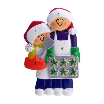 Family Baking Cookies /2 - OC271-2 - Santa & Me