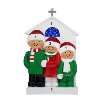 Family At Church /3 - OC300-3 - Santa & Me