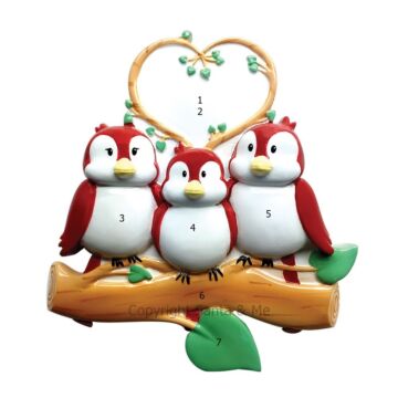 Birds On Branch /3
