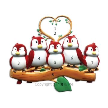 Birds On Branch /5
