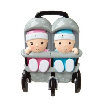 Twins In Stroller (Both)