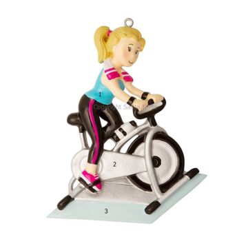 Spinning Class Woman - Workout