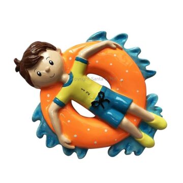 Boy On A Inner Tube