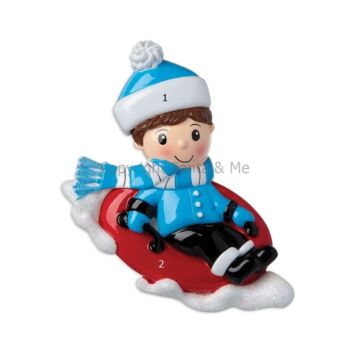 Snow Tubing Boy