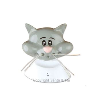 Cat Add On /Grey OR - OR857-GreyCa - Santa & Me