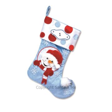 Snow Buddy - Stocking - PBS125 - Santa & Me