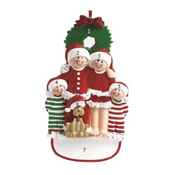 Christmas Family with Dog /4 - RM1681-4 - Santa & Me