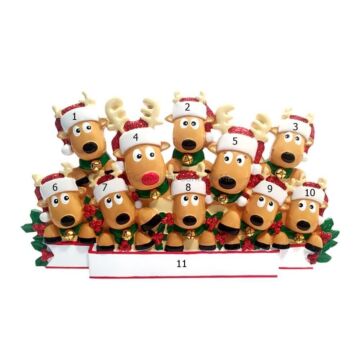 Reindeer Family / 10 (Table Decoration)