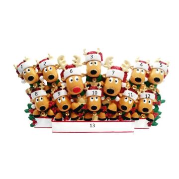 Reindeer Family / 12 (Table Decoration)