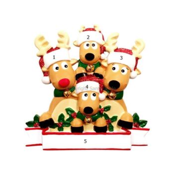 Reindeer Family / 4 (Table Decoration)