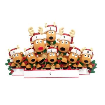Reindeer Family / 8 (Table Decoration)