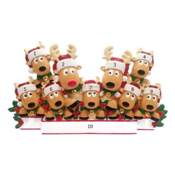 Reindeer Family / 9 (Table Decoration)