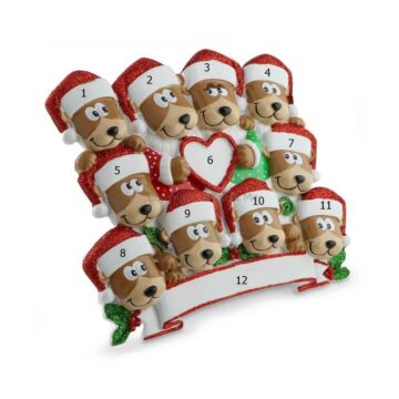 Brown Bear Family /10 (Table Decoration)