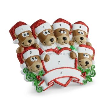 Brown Bear Family /6 (Table Decoration)
