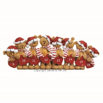 Stocking Cap Bears /8 (Table Decoration)