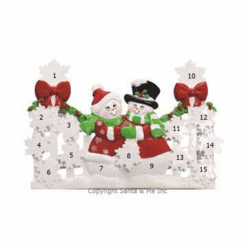Snowflake Gate /Red (Table Decoration)