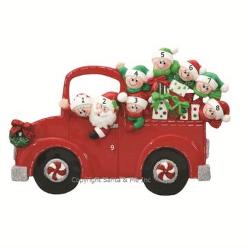 Santa's Truck /8 (Table Decoration)