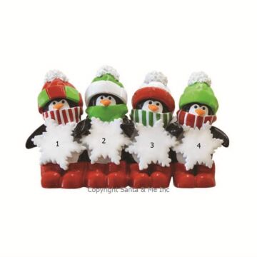 Penguin Snow Flakes /4 - TT575-4 - Santa & Me