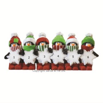 Penguin Snow Flakes /6 - TT575-6 - Santa & Me