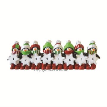 Penguin Snow Flakes /8 - TT575-8 - Santa & Me