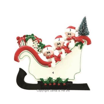 Sleigh Family /3 (Table Decoration)