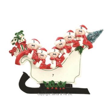 Sleigh Family /6 (Table Decoration)