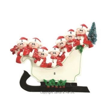 Sleigh Family /7 (Table Decoration)