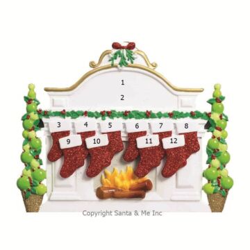Mantle Fireplace /10 (Table Decoration)